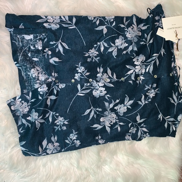 Cynthia Rowley 100% Linen shirt - Picture 2 of 5